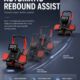 new 4 wheel automatic rebound ab wheel—home ab trainer for men and women