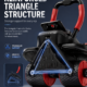 new 4 wheel automatic rebound ab wheel—home ab trainer for men and women