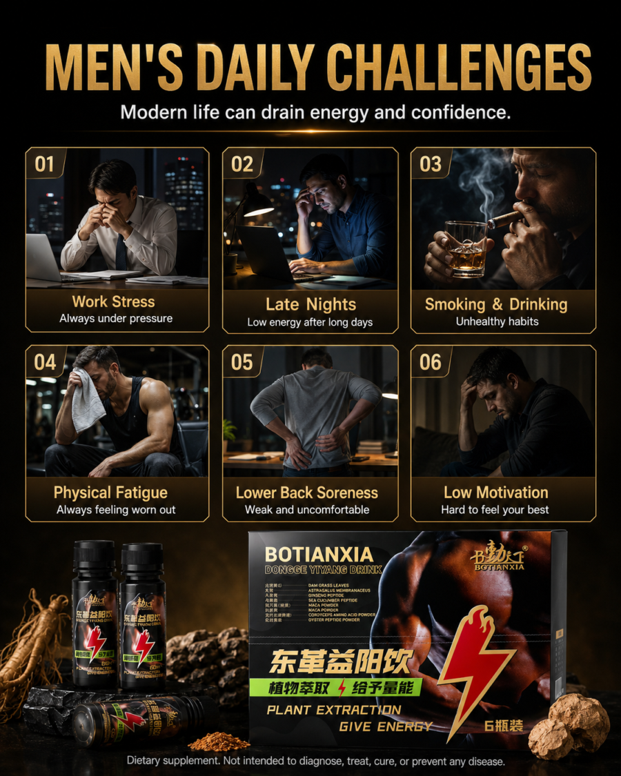 men's ginseng, polygonatum, and oyster peptide oral solution—nutritional tonic drink for adults—sea cucumber formula