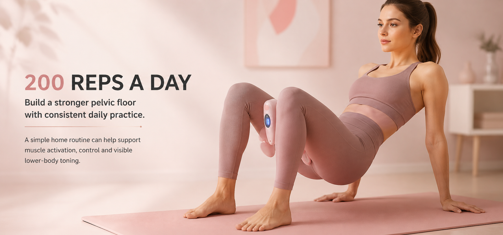 multifunctional home pelvic floor muscle trainer for women: postpartum recovery and leg sculpting trainer